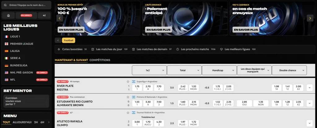 Football spinsy casino